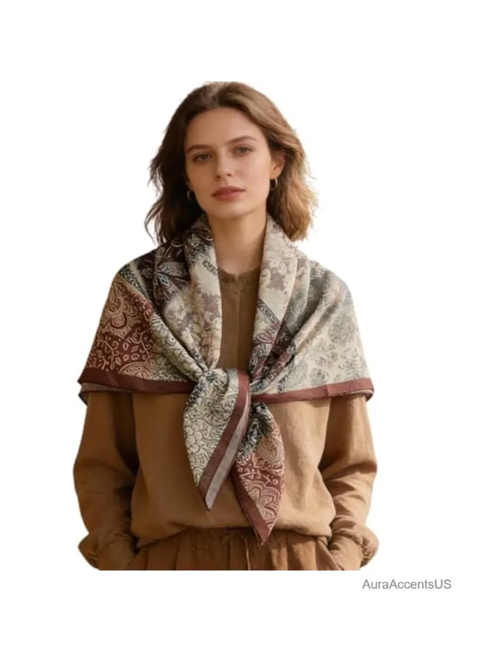 41 inch Large Square Scarf Fashion Scarf Headscarf Hair Wrap Polyester